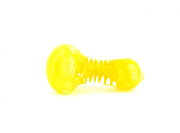 Pipa Pyrex 6 cms Resorte Amarilla - Productos Genéricos