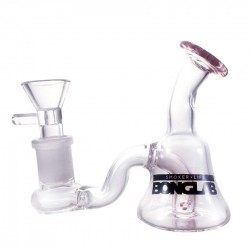 Bong Tiny Bell Extended 9cm Pink Bonglab