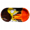 Bandeja Metálica Oval Homero Simpson On Fire - La Juana