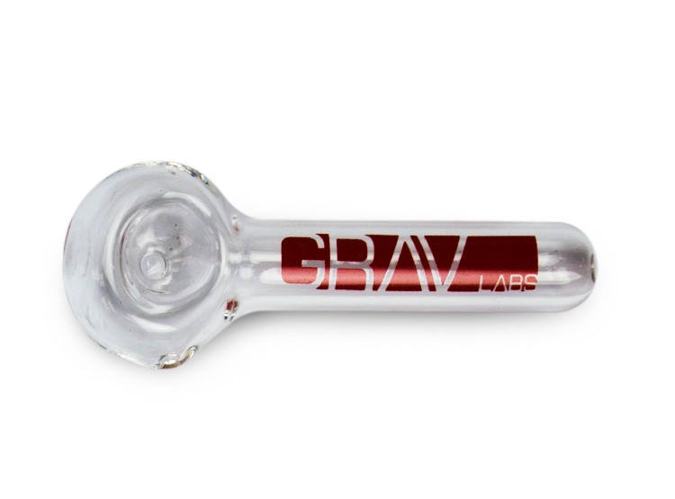 Pipa Tipo GravLab 7cm Clear Roja - Productos Genéricos